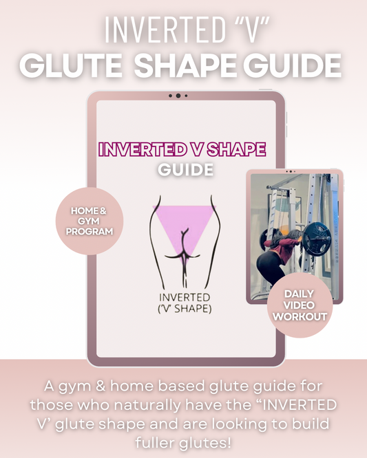 INVERTED V GLUTE SHAPE GUIDE