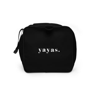 Yayas Premium Black Duffle Bag